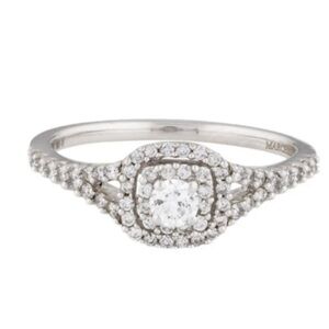 Diamond Halo Engagment Ring-8 💍